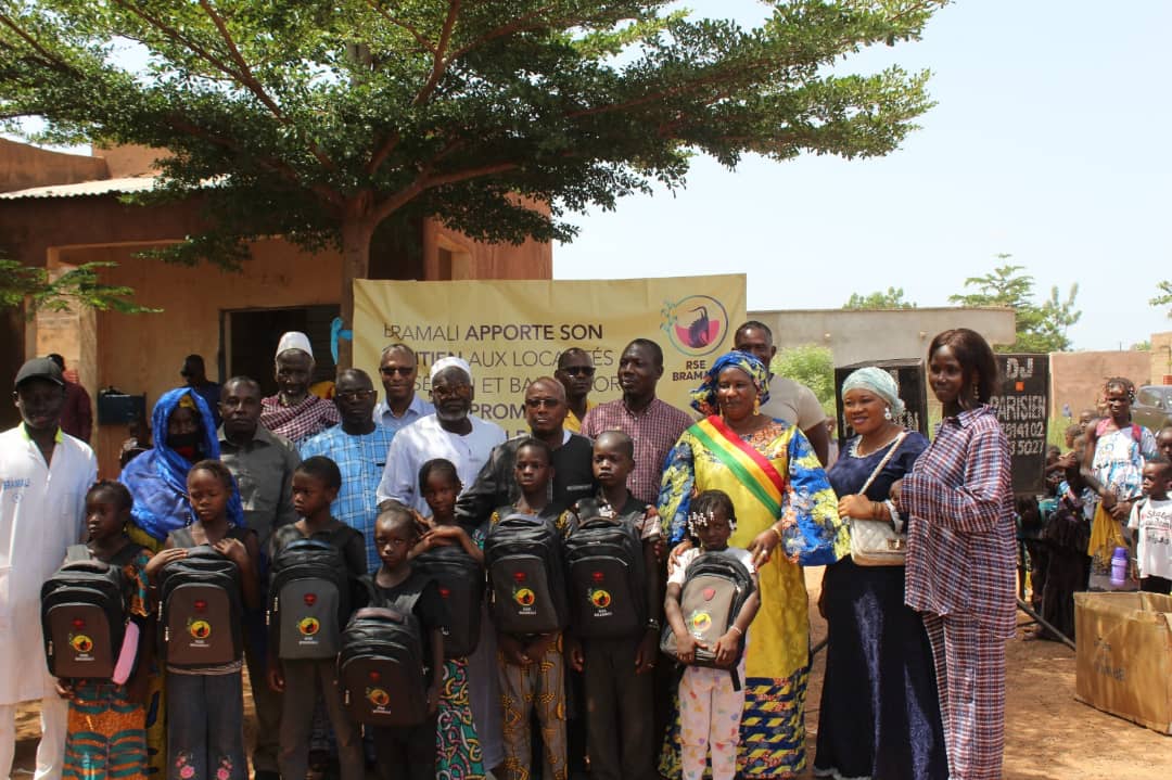 BRAMALI contribue au développement de l’éducation des enfants.